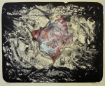 Monika Rosen. "Terra Nova", mediated stone lithograph, 16" x 22", 2012
